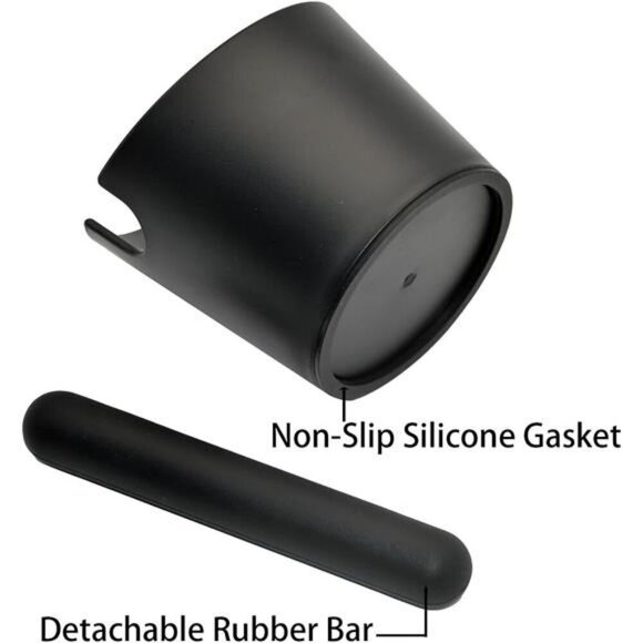 Espresso Knock Box 5 Inch Non Slip Coffee Grounds Bin Barista Tool for Home - Picture 4 of 7